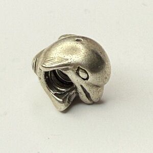 Pandora Dolphin Head Charm Sterling Silver Ocean Animal Bead